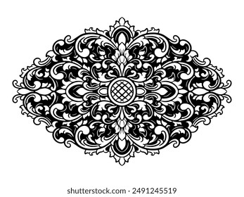 Vector classic vintage ornament frame