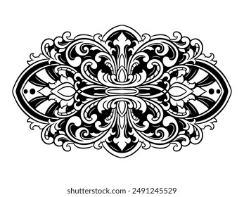 Vektorgrafik Classic Vintage Ornamentrahmen