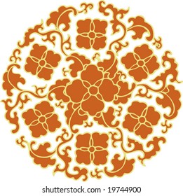 Vector of Classical Traditional Chinese Artistic Pattern, for background, pattern or texture design etc.