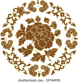 Vector of Classical Traditional Chinese Artistic Pattern, for background, pattern or texture design etc.