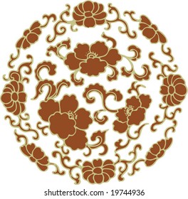 Vector of Classical Traditional Chinese Artistic Pattern, for background, pattern or texture design etc.