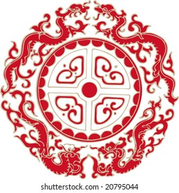 Vector of Classical Traditional Chinese Pattern