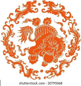 Vector of Classical Traditional Chinese Pattern
