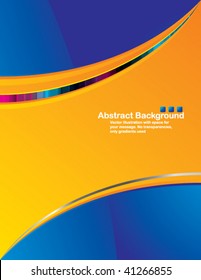 Vector. Clean background design with glossy elements. No transparencies, only gradients used