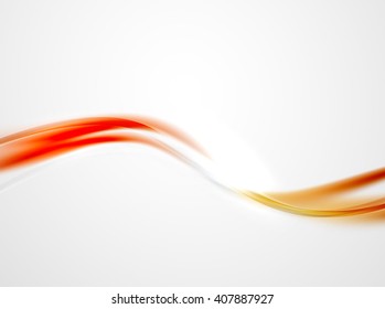 Vector clean blurred wave abstract template