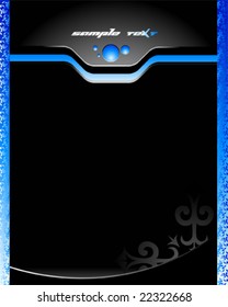diseño corporativo vectorial limpio y futurista