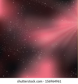 Vector clean universe background. Abstract backdrop with soft lighting.