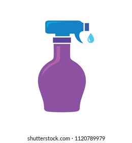 Vector Cleaner Icon. Cleaner Illustration, Vector Spray Bottle. Detergent Isolated