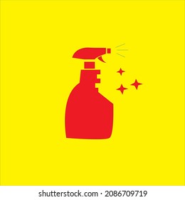 Vector de pulverización o imagen minimalista más limpia