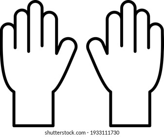 Vektorreiniger Handschuhe - Leitbild Design
