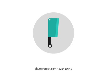 Vector cleaver symbol icon