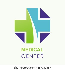 Vector of clinic cross or Pharmacy, Pharmacy symbol or icon, Pharmacy logo