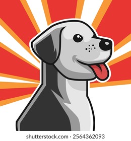 Vector Clip Art Animal Illustration Dog Vector