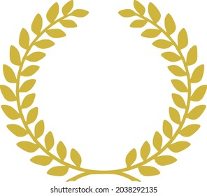 
vector clip art graphics of laurel wreath