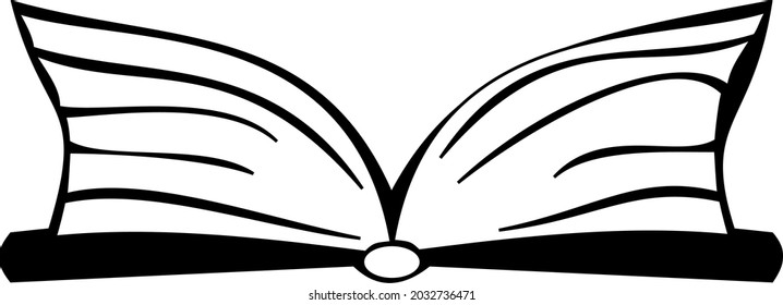gráficos de imágenes de clip vectorial del signo de libro abierto