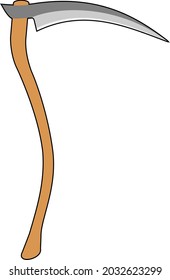 
vector clip art graphics of scythe of death