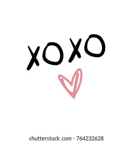 Vector, clip art, hand drawn. Funny, cute, heart, hugs and kisses. Sticker, print for cards, posters, t-shirts, other clothers and more. Isolated objects.
