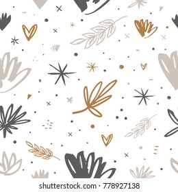 Vector, clip art, hand drawn. Pattern, floral, baby, pastel, signs, hearts, ornament, boho, textile, cute, wallpaper. Print, decor elements, card, poster, clothes print, package design.