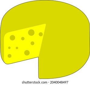 imagen de arte de clip vectorial del queso