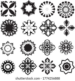 Vector Set Flowers Stock Vector (Royalty Free) 6004186