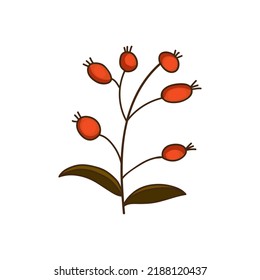Vector clipart with autumn leaves. Illustration of cozy leaves.
