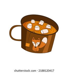 Vector clipart with delicious coffee. Coffee illustration.