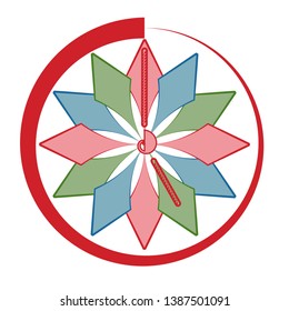 Vector clipart Five O'clock. A hand-drawn image for insertion into a document, a website, a presentation, for desktop and just for the soul.
