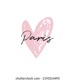 Vector, clipart. Handwritten style font, text pastel colors card, poster, t-shirt lettering print. Love theme