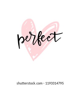Vector, clipart. Handwritten style font, text pastel colors card, poster, t-shirt lettering print