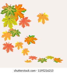 Vector clipart Leaves Leaf Fall. A hand-drawn image for insertion into a document, a website, a presentation, for desktop and just for the soul.