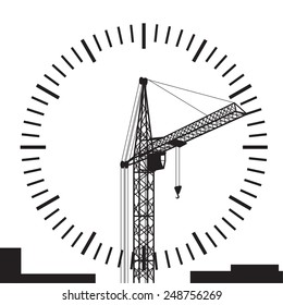 vector clock building (crane)