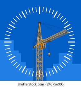 vector clock building (crane)