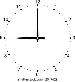 Vector Clock Dial. This is a vector image - you can simply edit colors and shapes