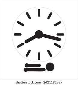 Vector clock hands. Clock icon vector.