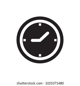 Vector clock icon.