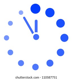 Vector clock icon