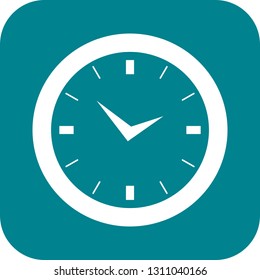 Vector clock icon
