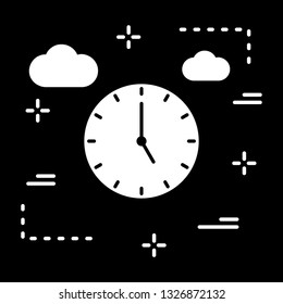  Vector Clock Icon
