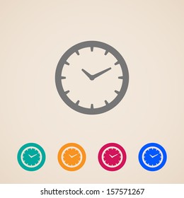 vector clock icon