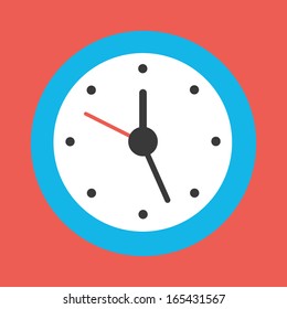 Vector Clock Icon