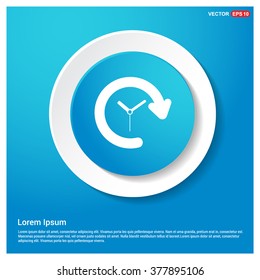Vector clock icon