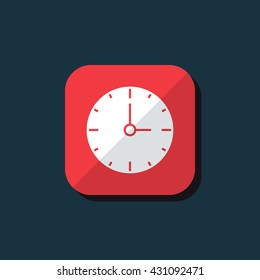 Vector Clock Icon