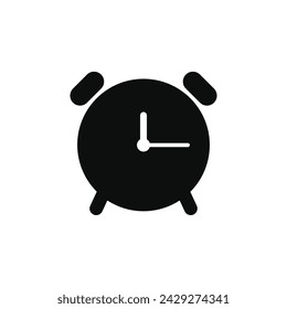 Vector clock, clock icon, alarm icon