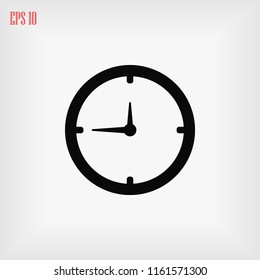 vector clock icon, 

Vector EPS 10 illustration style