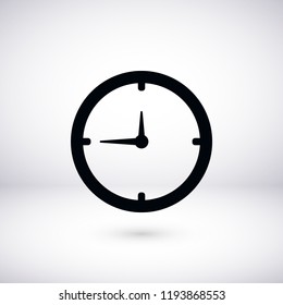 vector clock icon, 

Vector EPS 10 illustration style