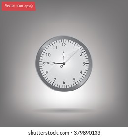 Vector Clock Icon. Vector illustration