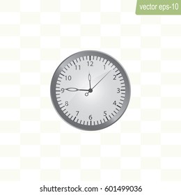 Vector Clock Icon. Vector illustration