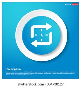 Vector Clock Icon. Vector Time icon