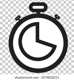 Vector clock icon. Vector of time icons. Symbol clock icon, round alarm clock, to remember the importance of time.