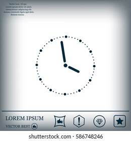 Vector clock illustration